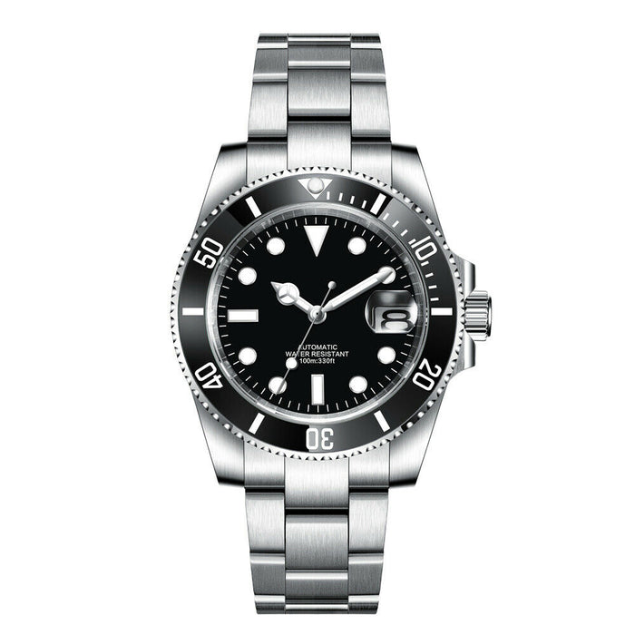 Custom watches Luxury Sapphire MIYOTA/NH35 Automatic Wristwatch Mechanical Mens Watch Sterile Dial Ceramic 10Bar Lume Male Clock