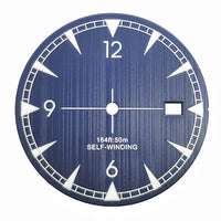 Pilot Watch Dial with Arabic Numerals and Railway Minute Track for NH35 & 8215