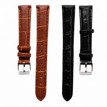 Black and brown leather straps