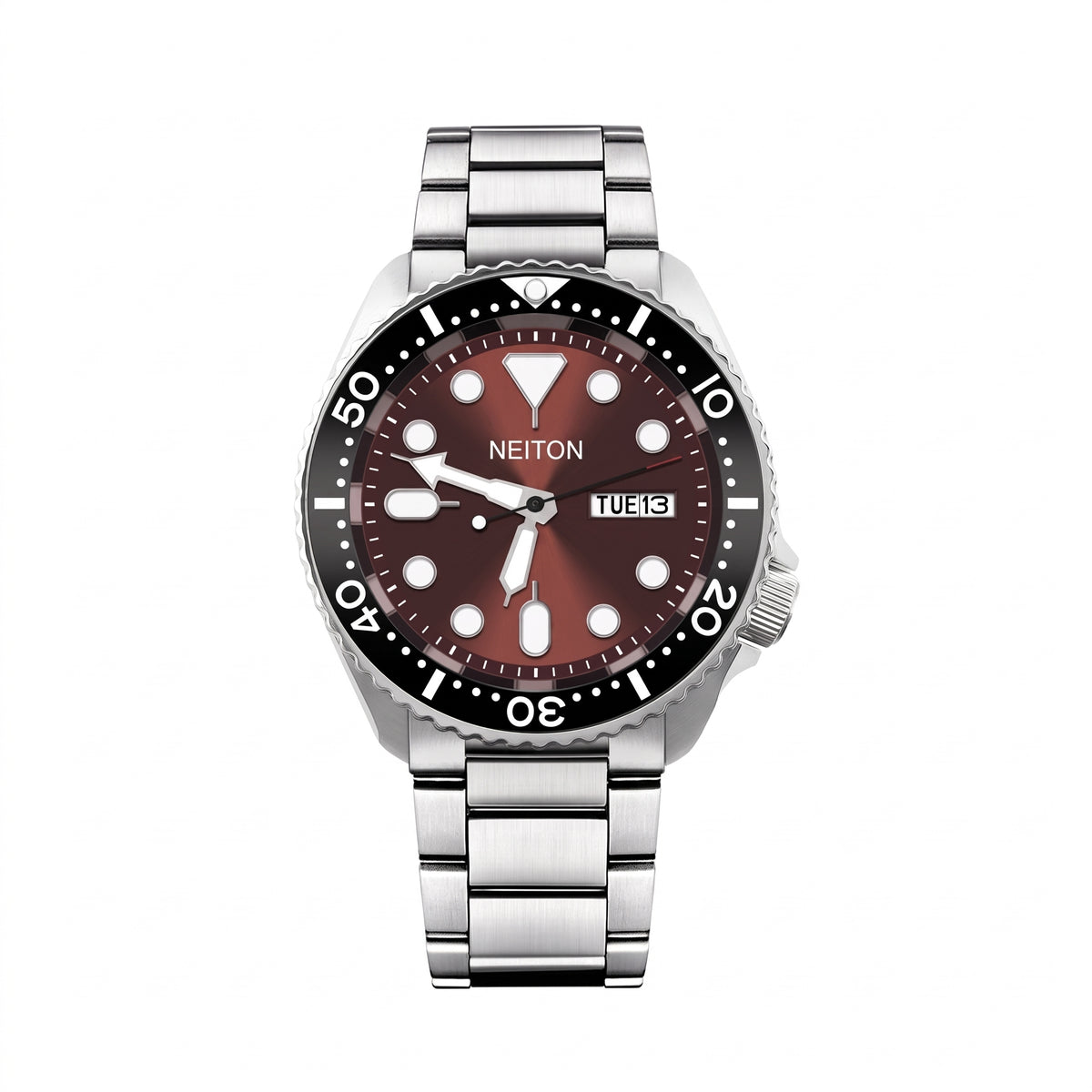 NEITON Brown Self-Winding Diver's Watch