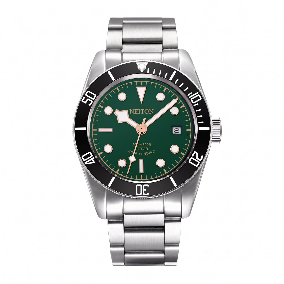 NEITON Self-Winding Diver's Watch (with black bezel)
