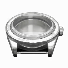 OEM 39mm GMT watch case with an easily sloped front profile.