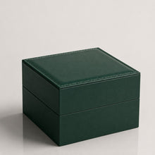 Side view of the watch box