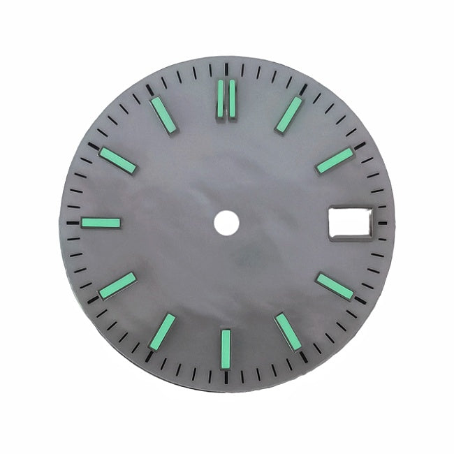 Iridescent Mother-of-Pearl Dress Watch Dial with Luminous Markers