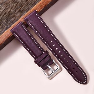Wholesale Top Layer Calfskin Leather Simple Watch Band  18cmm