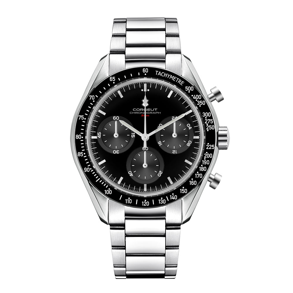 Corgeut 9005 VK63 Movement Sapphire Mirror 100m waterproof