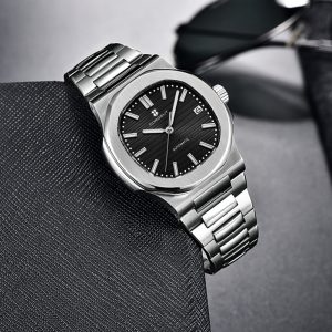 Corgeut 6017 NH35 Movement Sapphire Mirror 100m waterproof