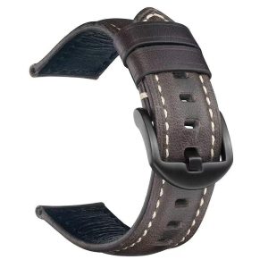Oil Leather Top Grain Cowhide Watch Strap