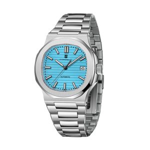 Corgeut 6017 NH35 Movement Sapphire Mirror 100m waterproof