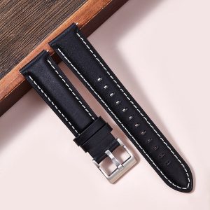 Wholesale Top Layer Calfskin Leather Simple Watch Band  18cmm