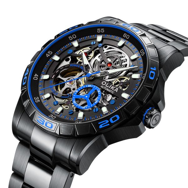 Black Shell Blue Surface Steel Belt