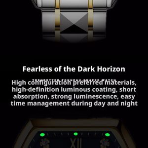 Mstianq 1121 Barrel-Shaped Men's Quartz Watch