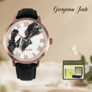 Gorgeous Jade MY250510 8215 Movement Zebra Stone Dial Watch