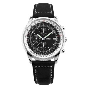 Corgeut 9001 VK67 Movement Mineral Glass 30m Waterproof