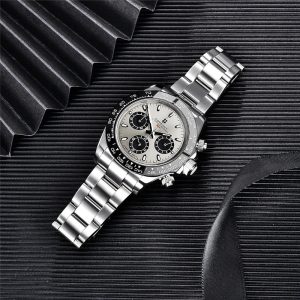 Corgeut 9002 VK63 Movement Sapphire Mirror 30m waterproof