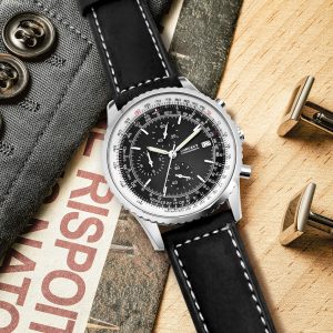 Corgeut 9001 VK67 Movement Mineral Glass 30m Waterproof