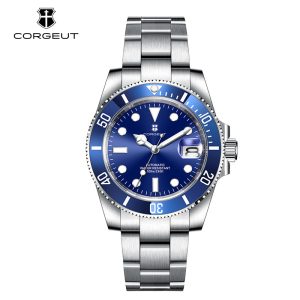 Corgeut 6001 NH35 Movement Sapphire Mirror 100m waterproof