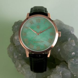 Gorgeous Jade MY25056 8215 Movement Jadeite Dial Watch