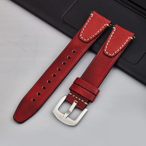 High-end vintage tree resin leather strap