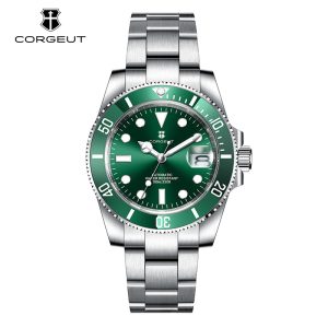 Corgeut 6001 NH35 Movement Sapphire Mirror 100m waterproof