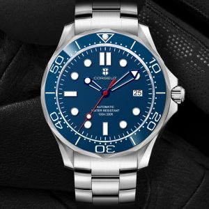 Corgeut 6008 NH35 Movement Sapphire Mirror 100m waterproof