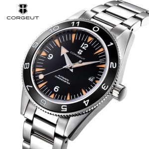 Corgeut 6013 NH35 Movement Sapphire Mirror 100m waterproof