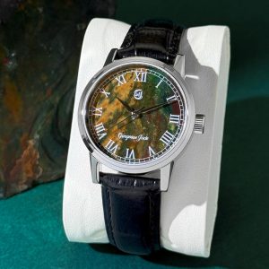 Gorgeous Jade MY25059 8215 Movement Ocean Agate Dial Watch