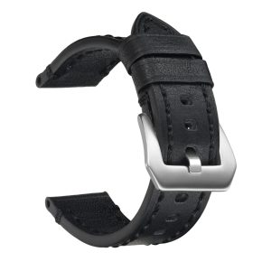 Vintage Oil Bead Handmade Genuine Leather Watch Strap