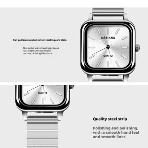 Mstianq 1126 Women's Square Quartz Watch