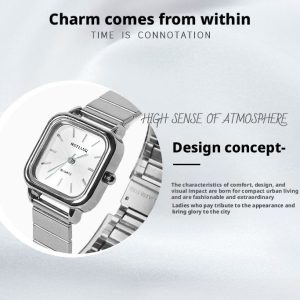 Mstianq 1126 Women's Square Quartz Watch