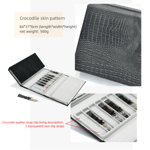 PU Leather Watch Strap Collection Box