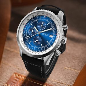 Corgeut 9001 VK67 Movement Mineral Glass 30m Waterproof