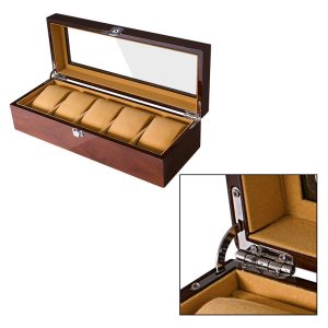 Wooden Watch Storage and Display Box