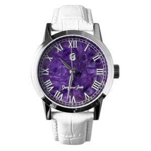 Gorgeous Jade MY250528 8215 Movement Charoite Dial Watch