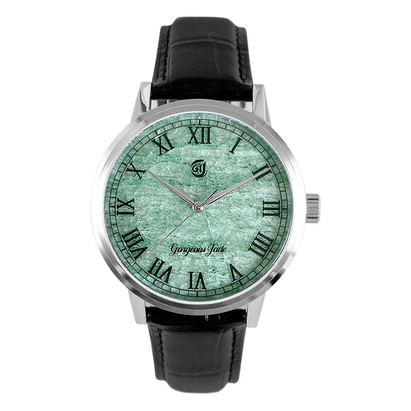 Gorgeous Jade MY250519 8215 Movement Green Strawberry Quartz Dial Watch
