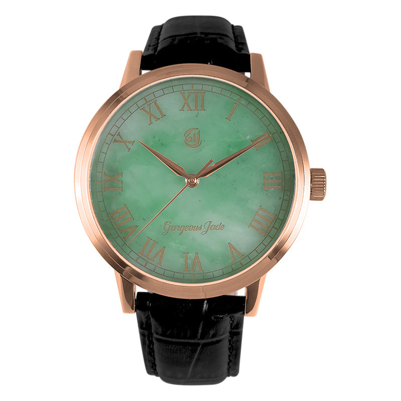 Gorgeous Jade MY25056 8215 Movement Jadeite Dial Watch