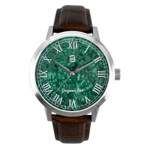 Gorgeous Jade MY250514 8215 Movement Malachite Dial Watch