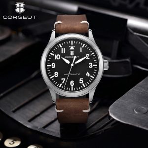 Corgeut 6011 NH35 Movement Sapphire Mirror 100m waterproof