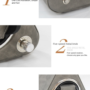 Triangular PU Leather Automatic Watch Winder