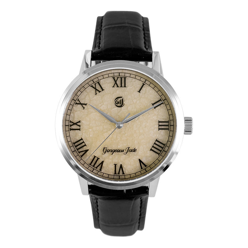 Gorgeous Jade MY250516 8215 Movement Yellow Calcite Dial Watch