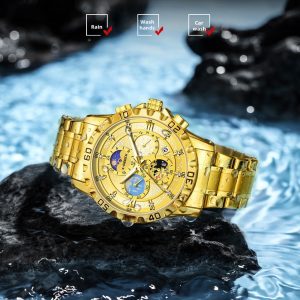 X-GEQCK 5072 Men's Starry Sky Style Electronic Waist Watch