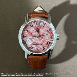 Gorgeous Jade MY25057 8215 Movement Pink Mica Dial Watch