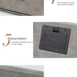 Triangular PU Leather Automatic Watch Winder