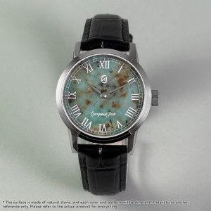Gorgeous Jade MY25055 8215 Movement African Turquoise Dial Watch