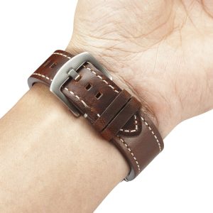 Vintage Oil Wax Leather Strap