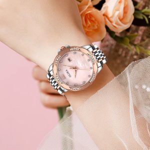OLIKA 6604L Fritillary Face Women Quartz Watch