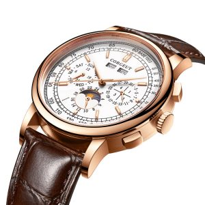 Corgeut 6016 Seagull Movement Sapphire Mirror 30m waterproof