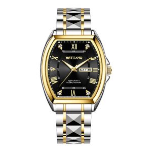 Mstianq 1121 Barrel-Shaped Men's Quartz Watch