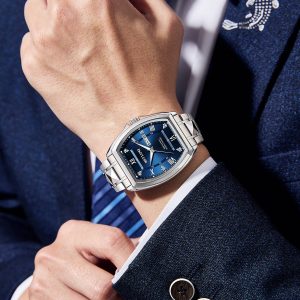 Mstianq 1121 Barrel-Shaped Men's Quartz Watch