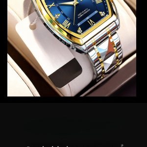 Mstianq 1121 Barrel-Shaped Men's Quartz Watch